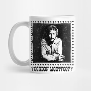 Gordon Lightfoot /\/\ Retro Style Country Fan Design Mug